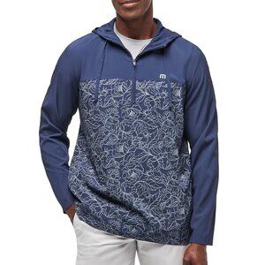 Travis Mathew Mens Blooming Orchid Total Eclipse Quarter Jacket NWT